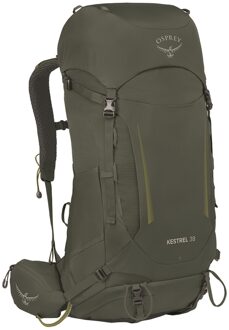 Osprey Kestrel 38 L/XL bonsai green backpack Groen - H 75 x B 31 x D 29