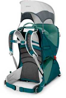 Osprey Poco SLT Child Carrier deep peyto backpack Groen - H 75 x B 35 x D 12