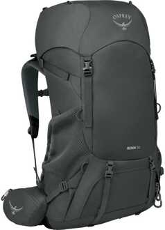Osprey Renn 50 Women's dark charcoal/gray wolf backpack Zwart - H 67 x B 37 x D 34 cm