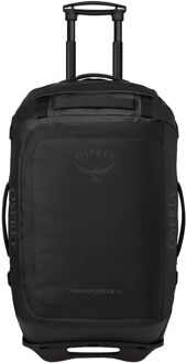 Osprey Rolling Transporter 60 raven black-blackreistas met wielen Zwart - H 70 x B 41 x D 43 cm