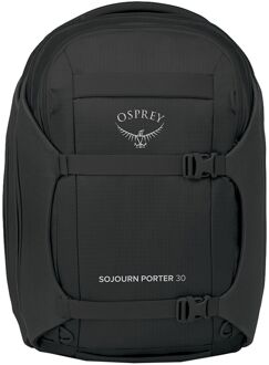 Osprey Sojourn Porter Travel Pack 30L black handbagage rugzak Zwart - H 44 x B 37 x D 27 cm