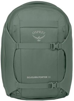 Osprey Sojourn Porter Travel Pack 30L koseret green handbagage rugzak Groen - H 44 x B 37 x D 27 cm