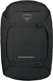 Osprey Sojourn Porter Travel Pack 65L black rugzak Zwart - H 62 x B 38 x D 25 cm