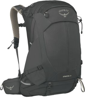 Osprey Stratos 34 raven black backpack Zwart - H 60 x B 36 x D 27 cm