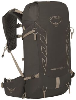 Osprey Tempest Velocity 20 WM/L dark charcoal/chiru tan backpack Grijs - H 52 x B 26 x D 26 cm