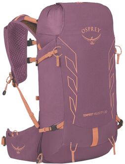 Osprey Tempest Velocity 20 WXS/S pashmina/melon backpack Paars - H 52 x B 26 x D 26 cm