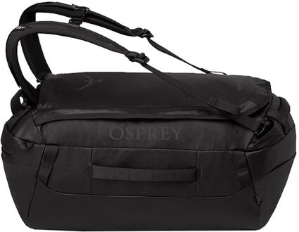Osprey Transporter 30 raven black-black weekendtas handbagage Zwart - H 31 x B 48 x D 30 cm