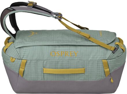 Osprey Transporter 40 frosty mint-soundwave grey handbagage rugzak Grijs/Groen - H 53 x B 31 x D 27 cm