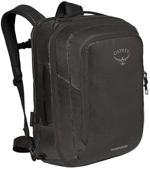 Osprey Transporter Global Carry-On Bag black Weekendtas Zwart - H 27 x B 35 x D 50