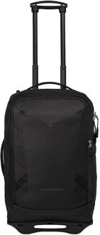 Osprey Transporter Wheeled Carry On raven black-black zachte koffer Zwart - H 50 x B 43 x D 26 cm
