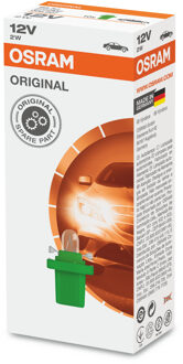 Osram B8.5d groen 12V 2W 2722MF