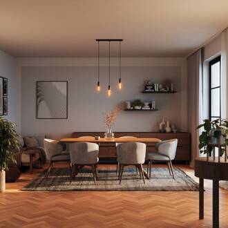 OSRAM baldakijn VINTAGE 1906 PENDULUM, zwart, lengte 54 cm