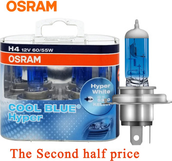 Osram car headlight bulb H7 H1 H4 Halogen car headlight 5300K white light 12v 55w for Kia Freddy Modern Yuedong Sagitar