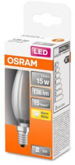 OSRAM Classic B LED lamp E14 1,5W 2.700K mat