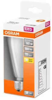 OSRAM Classic St LED lamp E27 6,5W 2.700K opaal
