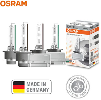 OSRAM D1S D2S D3S D4S 66140 66240 66340 66440 CLC Xenon HID CLASSIC Original Car Xenon Headlight 4200K Standard White Light, 1x