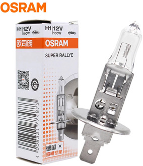 OSRAM H1 Car light bulb Headlights light bulb Low beam lights High beam Halogen lamp [3200K 100W] 12V (single pack)