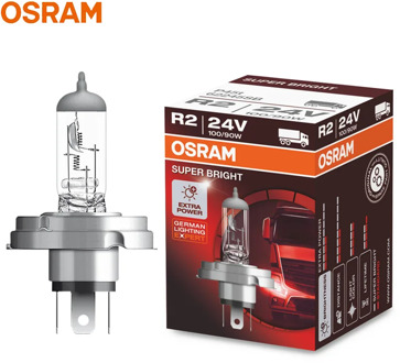 OSRAM H4 R2 P45t 24V SUPER BRIGHT Truck Lamp Original Headlight 100/90W Halogen Bulb for truck OEM Quality 62245SB (1pc)