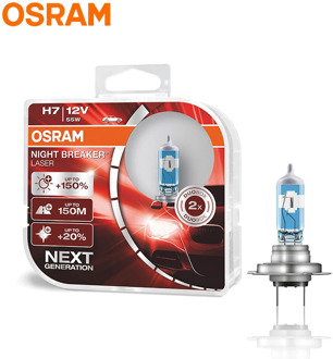 Osram H7 halogen lamp H1 H3 H4 H11 HB3 HB4 H8 car headlight car light Fog lamp yellow and white light 12V brighter