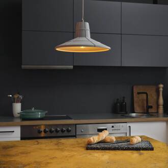 OSRAM hanglamp CONCRETE SALA, grijs, Ø 32 cm, beton, E27 donkergrijs
