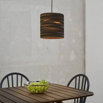 OSRAM hanglamp CYLINDER, 1-lamp, bruin, Ø 25 cm, golfkarton