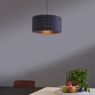 OSRAM hanglamp Decor Felt Weaving, Ø 38 cm, grijs, vilt E27 donkergrijs