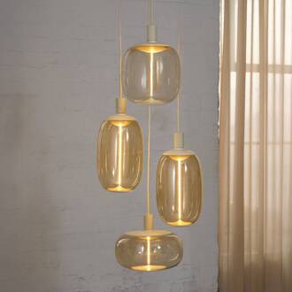 OSRAM hanglamp Decor Needle Plate beige, staal, 4-lamps, E27