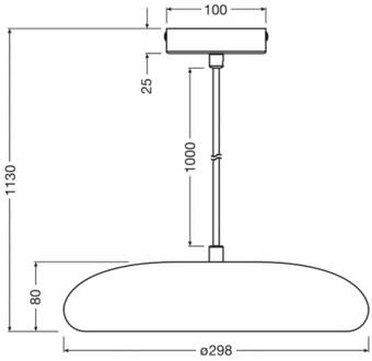 OSRAM hanglamp Decor Plaster Pure, gips, Ø 30 cm,  E27 wit
