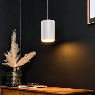 OSRAM hanglamp Decor Plaster Routes Tube, wit, gips, E27