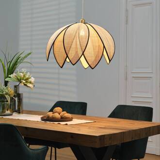 OSRAM hanglamp Decor Rattan Lotus, Ø 67 cm, beige, E27 beige, zwart