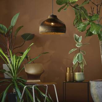 OSRAM hanglamp HAT, bruin, Ø 36 cm, golfkarton, E27