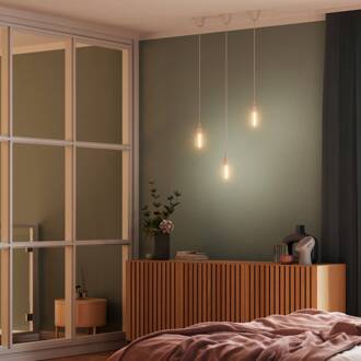 OSRAM hanglamp VINTAGE 1906 BELL, wit, kunststof, Ø 9 cm