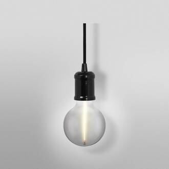 OSRAM hanglamp VINTAGE 1906 BOBBIN, zwart metaal Ø 10 cm