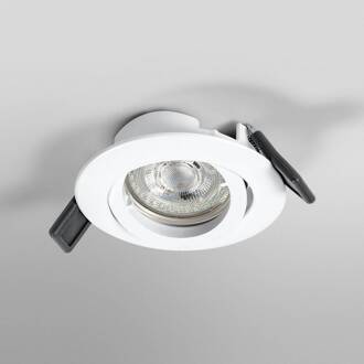 OSRAM inbouwspot, Ø 9 cm, wit, metaal, GU10-LED, 2.700 K