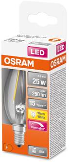 OSRAM kaarslamp E14 2.8W 827 dimbaar helder