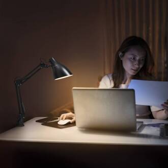 OSRAM klemlamp Office Line Desk Pear Clip, zwart, E27