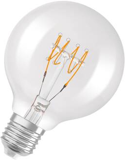 OSRAM LED bol E27 G80 4,8W 2.700K filament dim helder