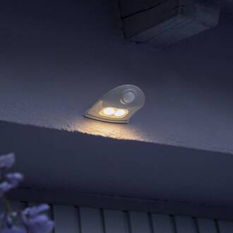 OSRAM LED buiten wandlamp DOORLED DOWN zilver Sensor Batterij