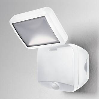 OSRAM LED-buitenwandspot DOUBLE, 1-lamp, wit, batterij