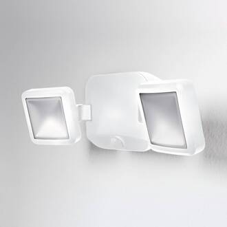 OSRAM LED-buitenwandspot DOUBLE, 2-lamps, wit, batterij