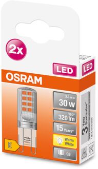 OSRAM Led Capsule Pin - Warm Wit - G9 - 2,6w - 2 Stuks