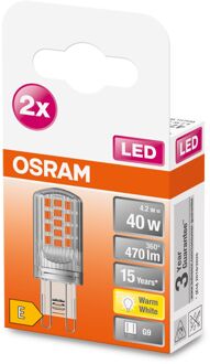 OSRAM Led Capsule Pin - Warm Wit - G9 - 4,2w - 2 Stuks