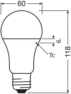 OSRAM LED Classic Star, mat, E27, 14W, 4.000K, 1.521 lm wit mat