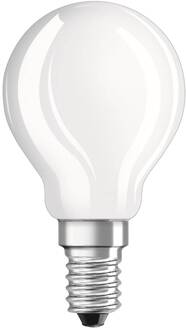 OSRAM LED druppellamp E14 4,2 W 827 mat, set van 2