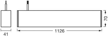 OSRAM LED hanglamp Office line Cuboid zwart 4.000 K dimbaar