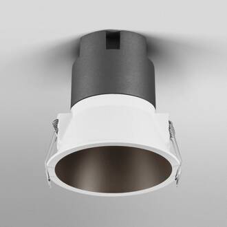 OSRAM LED inbouwspot TWIST, wit/zwart 830 Ø 9,3 cm metaal wit, zwart