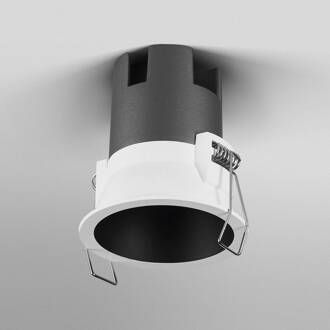 OSRAM LED inbouwspot TWIST, wit/zwart, 840, Ø 7 cm metaal wit, zwart