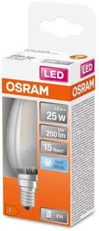 OSRAM LED kaars E14 Classic B 2,5W 4.000K mat