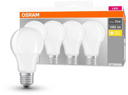 OSRAM LED lamp Classic E27 10W 2.700K 1055lm per 4 wit