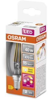 OSRAM LED lamp E14 4W GLOWdim helder